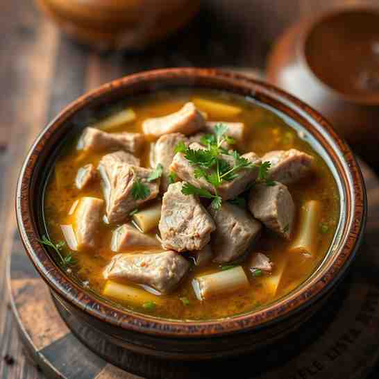 Sao Lao - Comforting Pork & Bamboo Shoot Soup Recipe